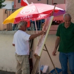 Pittori in piazza San Bernardino 1